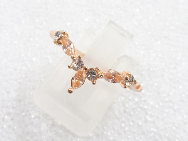 COLORED STONE FASHION RING / JP SIZE 18